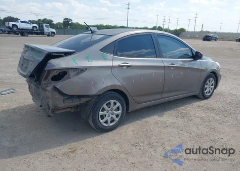 2013 Hyundai Accent Gls z USA, uszkodzony, nr VIN KMHCT4AE1DU462681